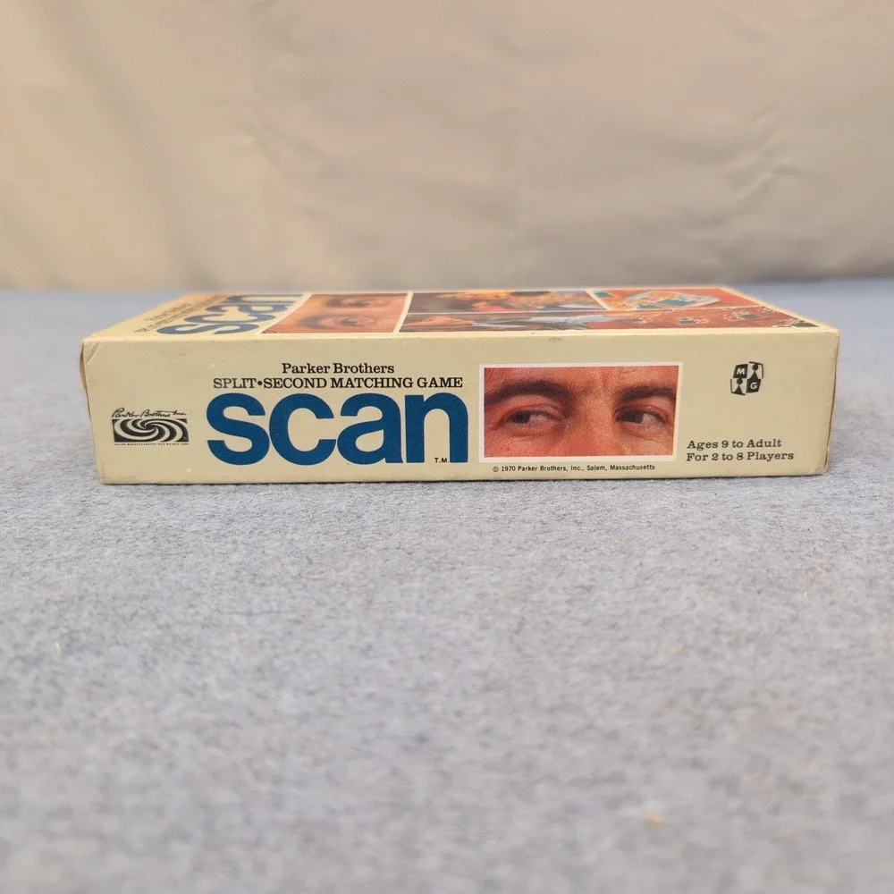 Vintage 1970 Parker Brothers Scan Split-Second Matching Game Retro Board Game - Picture 5 of 5